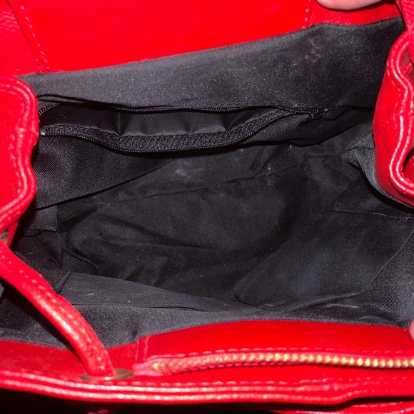 red backpack - genuine italian leather ! main image 8